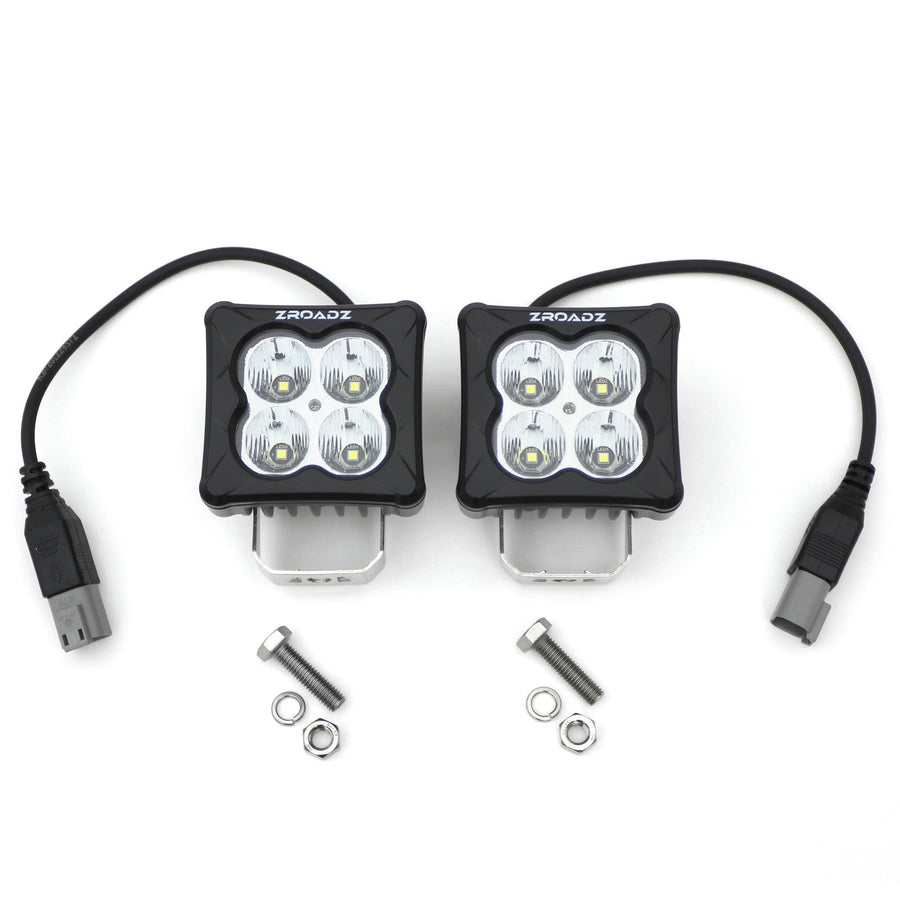 ZROADZ G2 Series 3" Light Pod Set, Z30BC20W-D3F-2, White, Flood 2 Pc