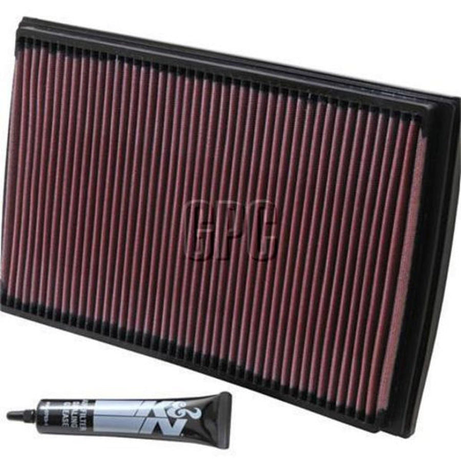 K&N Engine Air Filter: Premium, Reusable, Washable, Clean Every 75,000 Miles, Replacement Car Air Filter: Compatible with 2000-2010 Volvo (S60, V70, V70 II, XC70, XC70 Cross Country, S80), 33-2176