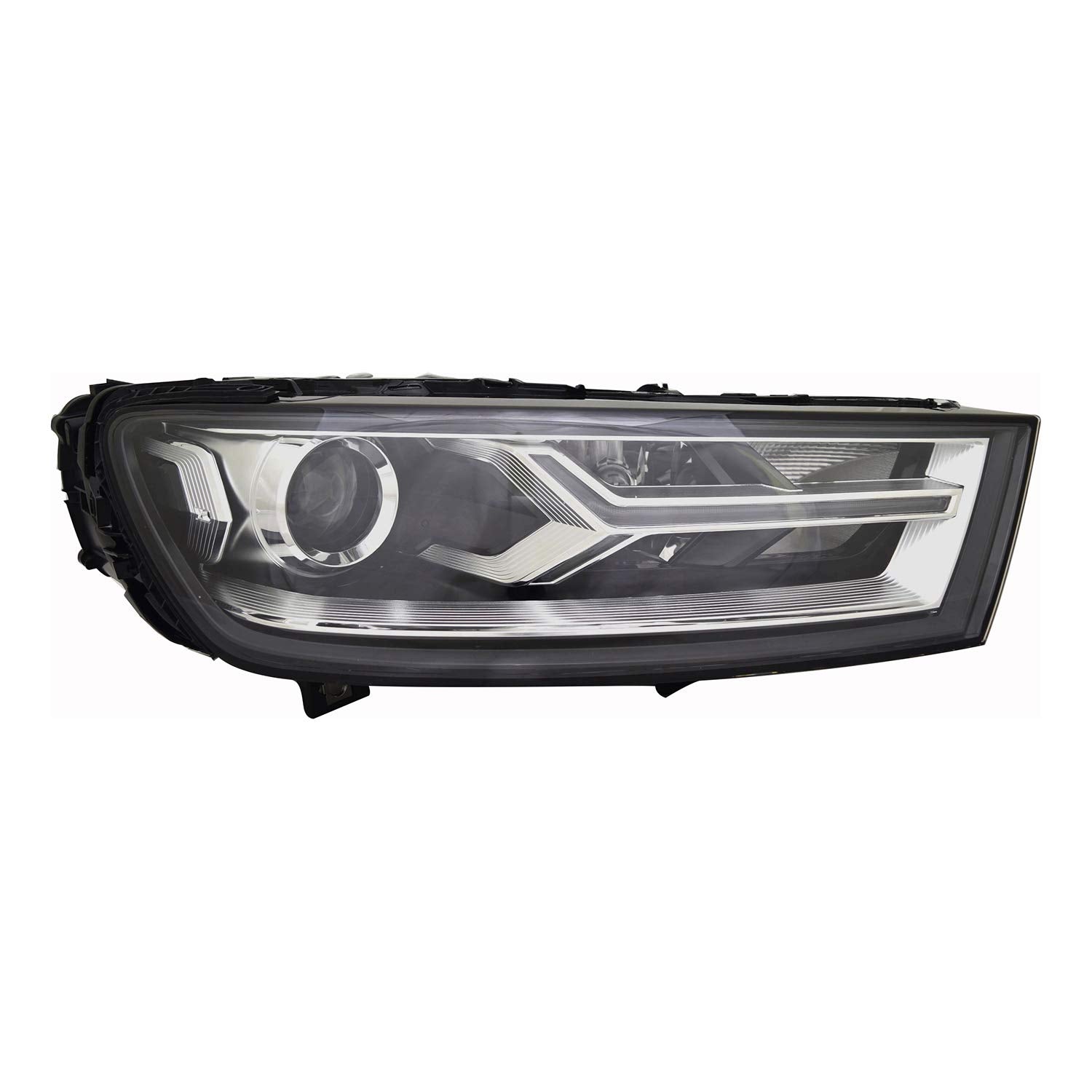 Right TYC Headlight Assembly Compatible with 2017-2019 Audi Q7