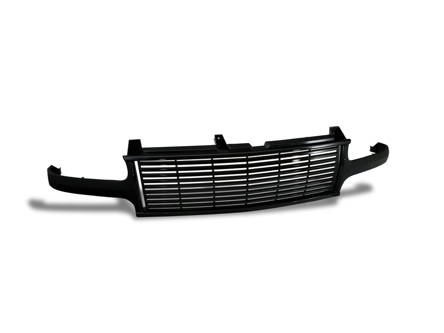 7147416 Armordillo USA Horizontal Front Hood Grille - Gloss Black Fits 2000-2006 Chevy Tahoe