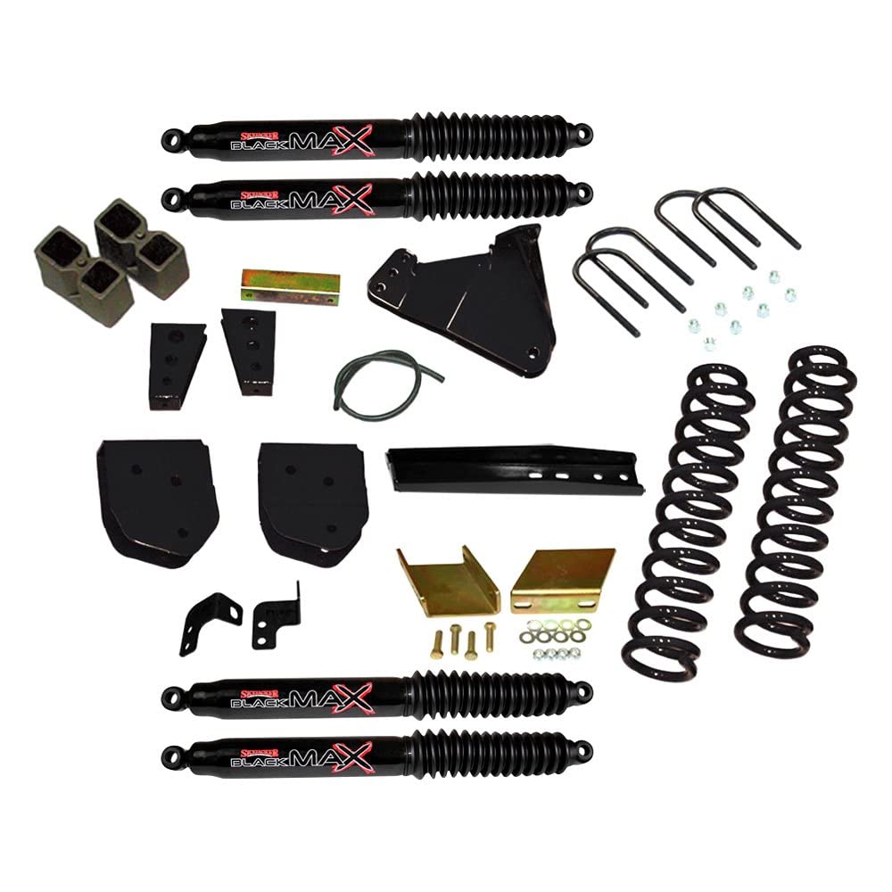 Skyjacker Suspension F11451KH-B Lift Kit w/Shock Black MAX Shocks 4 in. Lift