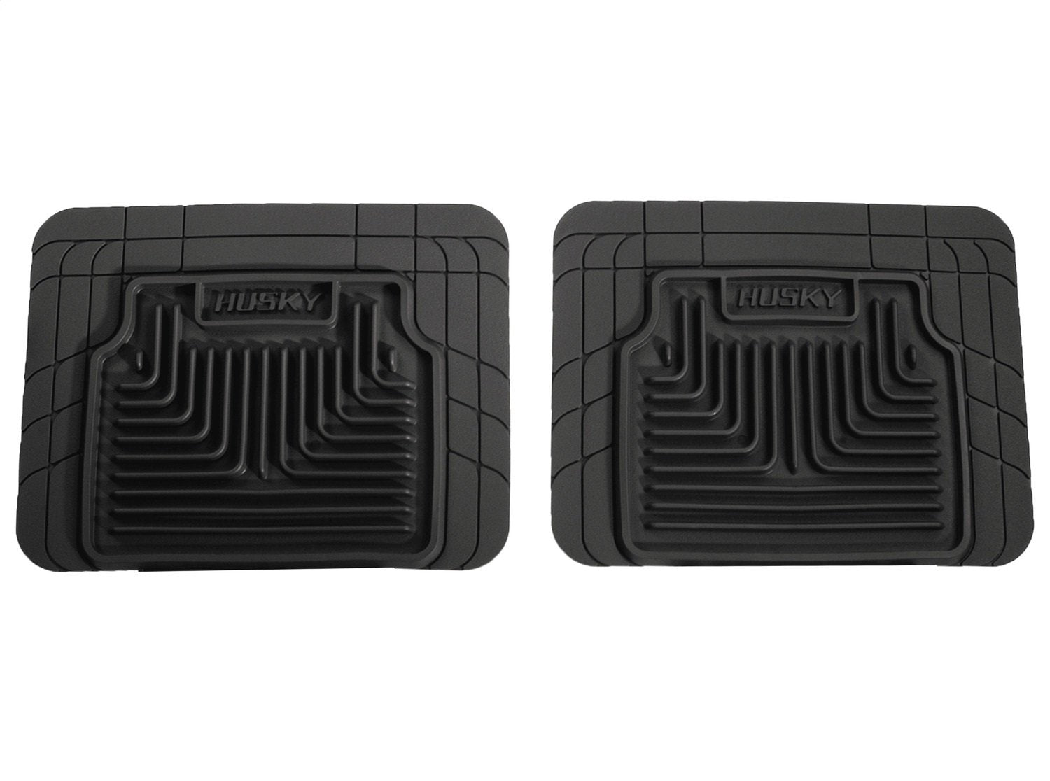 Husky Liners - 2nd Or 3rd Seat Heavy Duty Floor Mats | 2007 - 2013 Chevrolet Silverado 1500/2500/3500 HD, 2004 - 2007 Chevrolet Malibu, and more , Black | 52031