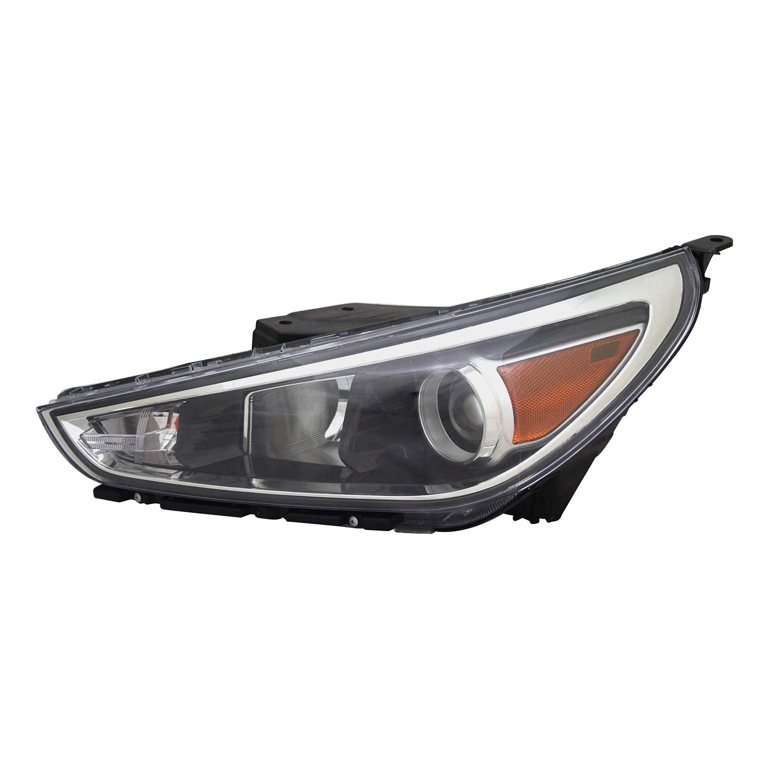 Left TYC Headlight Assembly Compatible with 2018-2020 Hyundai Elantra