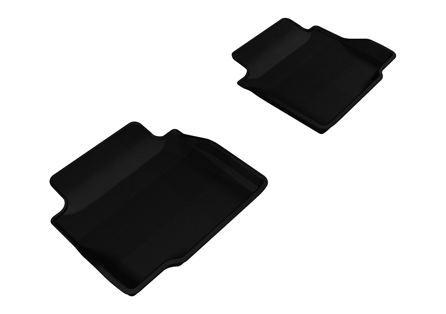 2006-2013 Chevrolet Impala/Impala Limited 3D MAXpider Kagu 2nd Row Floormats - Black (L1CH04321509)