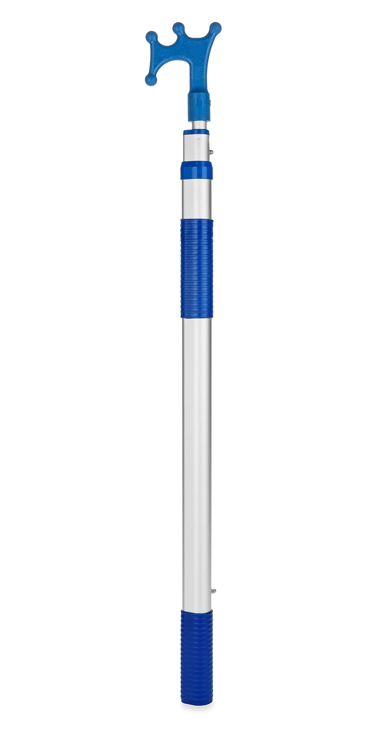 Camco Boat Hook with Telescoping Handle, 2-4ft, Handle Can Be Used with Multiple Accessories,Handle w/Hook - 41910