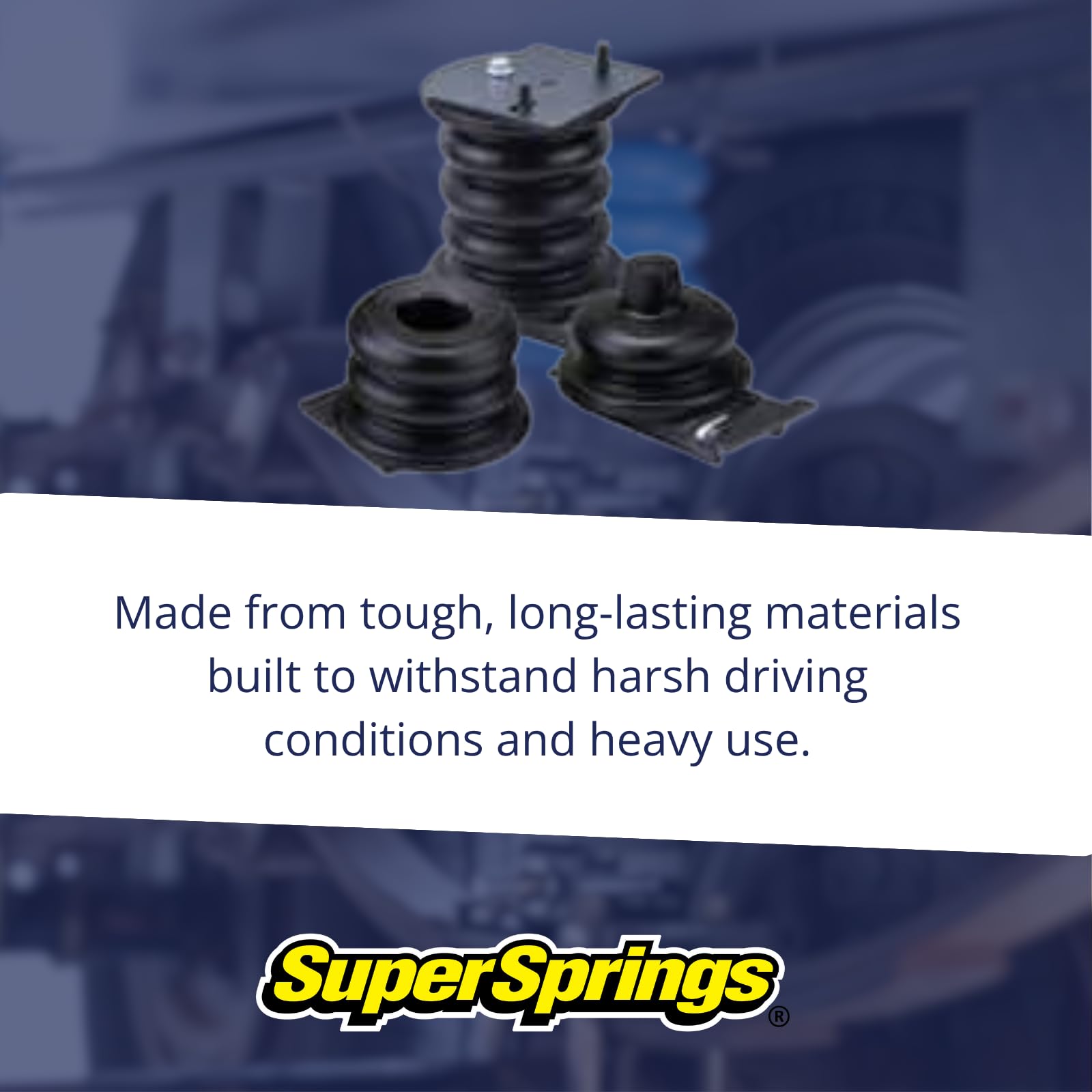 SSR-301-47-2 SuperSprings | Rear SumoSprings for Dodge RAM 2500, Dodge RAM 3500, Black