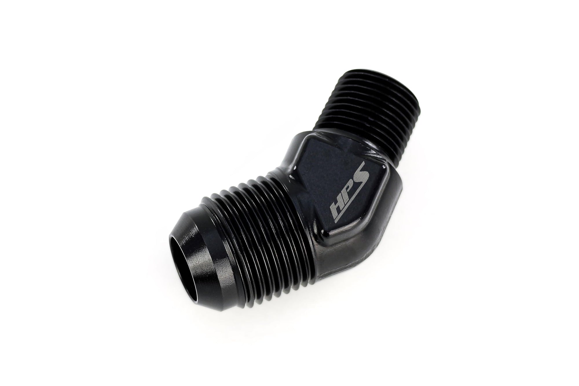 Performance HPS -12 to 1/2 NPT 45 Degree Aluminum AN Adapter, AN823128