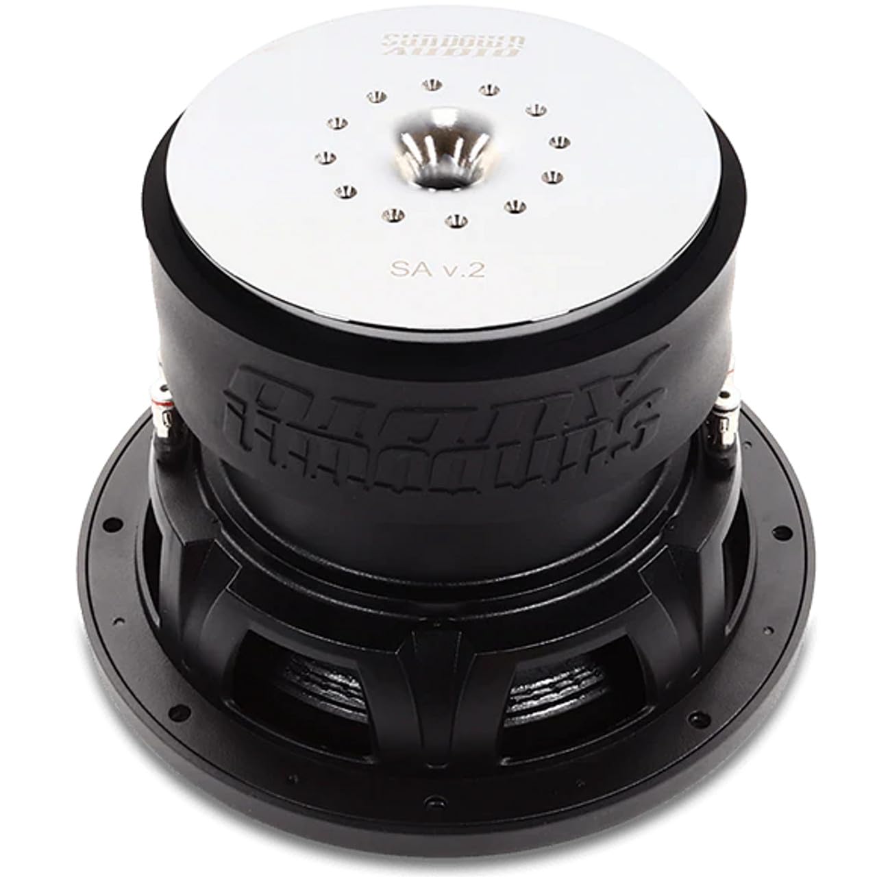 SA v.2 D2 Sundown Audio 12" Competition Subwoofer - 1250W RMS / 2500W Peak, Dual 2-ohm, Vented Gap, Patented Cast Frame, Deep Bass for Ported/Sealed – SA12v2D2