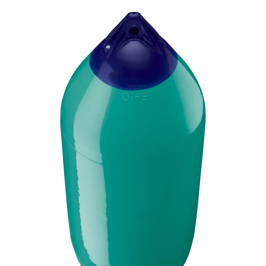 F-10 Standard Polyform Boat Fender Blue Ropehold - Teal