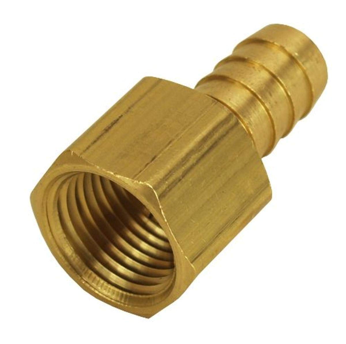 1/2" NPT Female Derale x 1/2" Straight Hose Barb Fitting