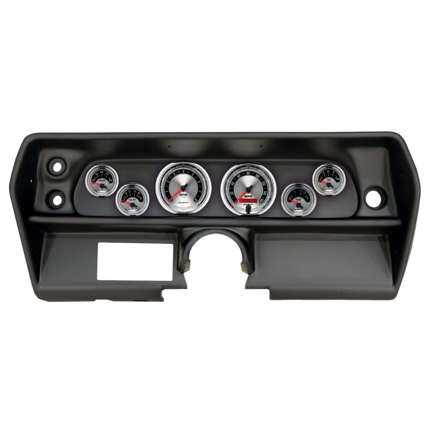 AutoMeter Dash Kit Direct Fit, (3 3/8" X2, 2 1/16" X4), Chevy Nova 68, American Muscle (2905-01)
