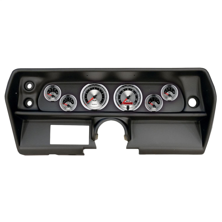 AutoMeter Dash Kit Direct Fit, (3 3/8" X2, 2 1/16" X4), Chevy Nova 68, American Muscle (2905-01)