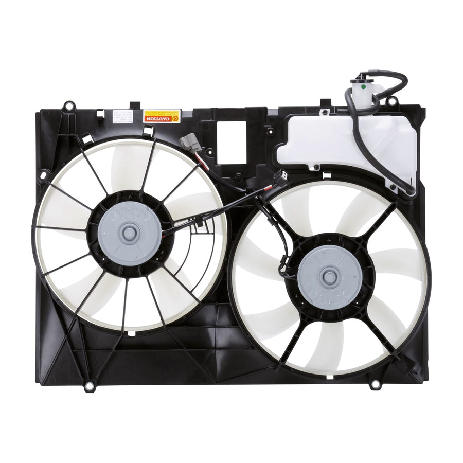 Cooling Fan Assembly TYC 622080 Compatible with 2007-2010 Toyota Sienna, Black