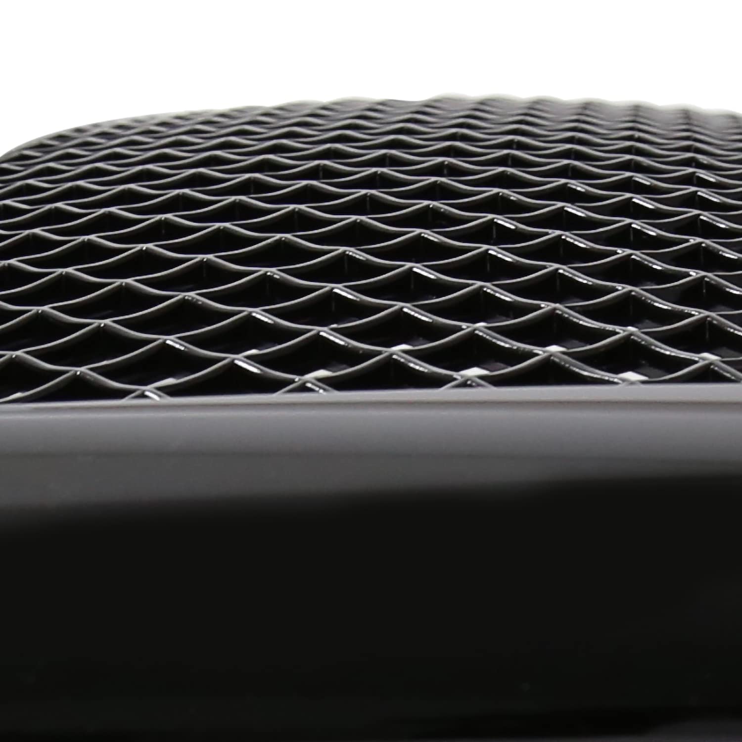 Glossy Black Mesh Front Bumper Grille Spec-D Tuning Compatible with 2007-2013 GMC Sierra 1500 / Denali / 2009-2013 Hybrid Models