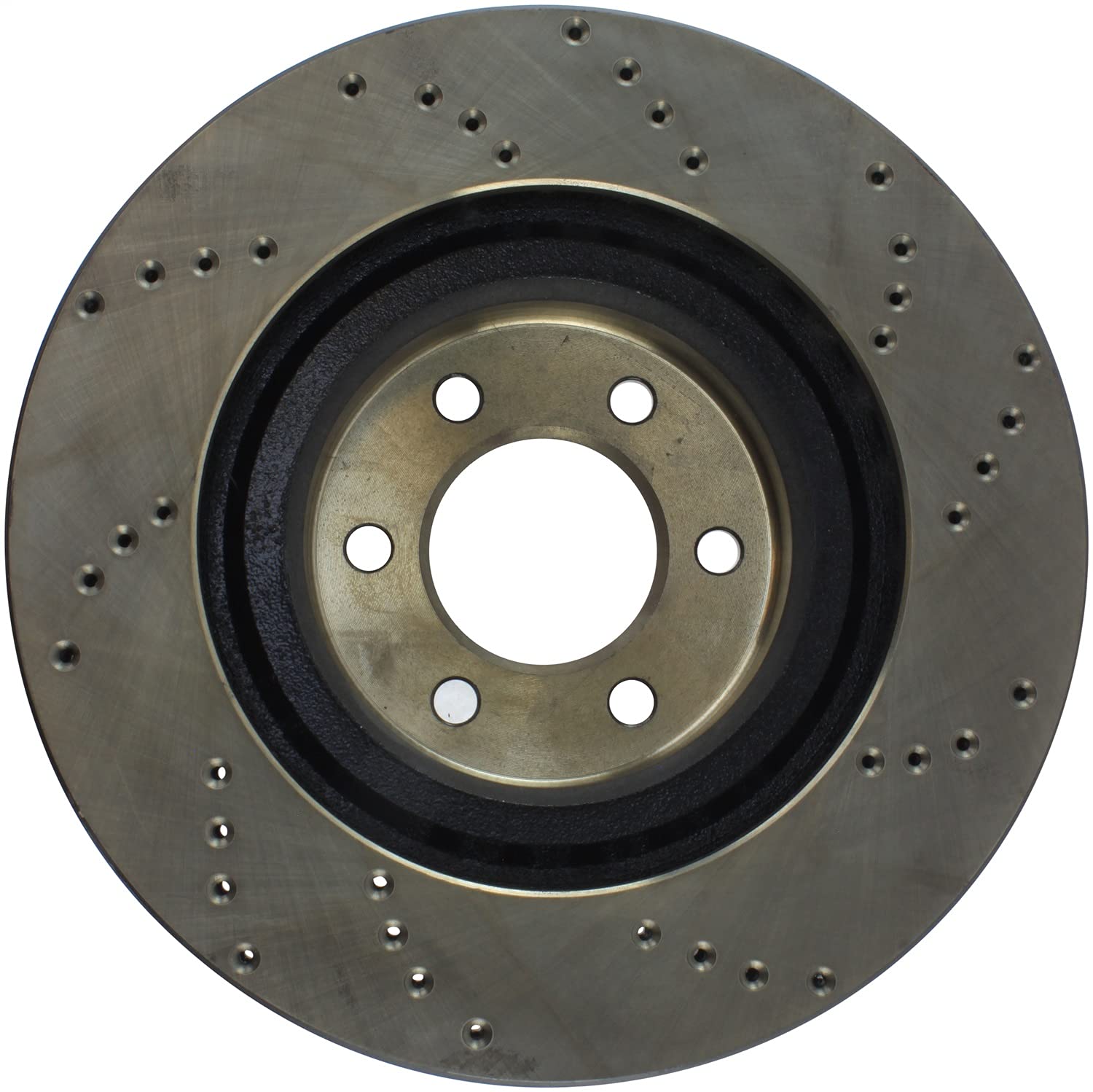 StopTech Sport 128.63036R Cross Drilled Brake Rotor; Front Right