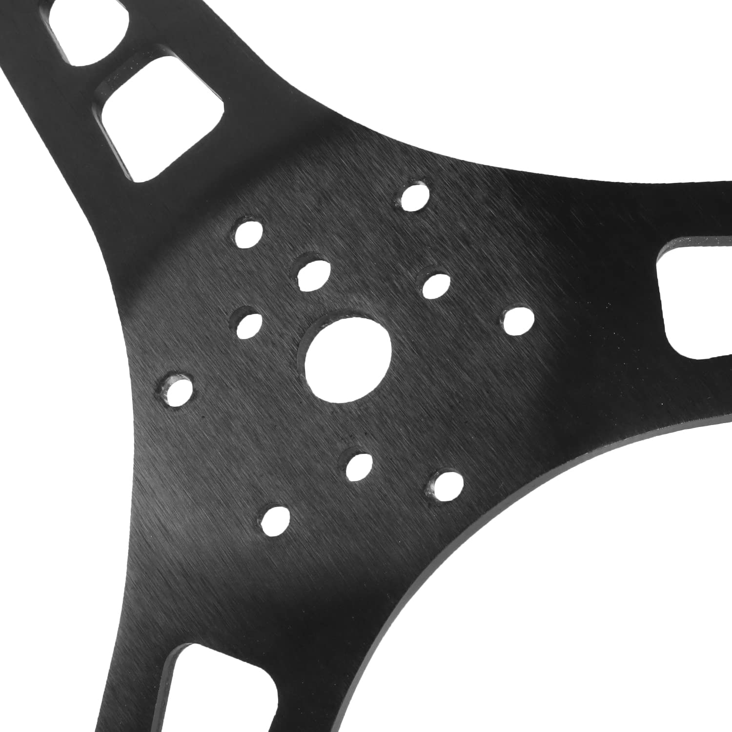 NRG Innovations Reinforced NRG-RST-025MB Steering Wheel 380mm Sport Full Aluminum Light Weight Welded
