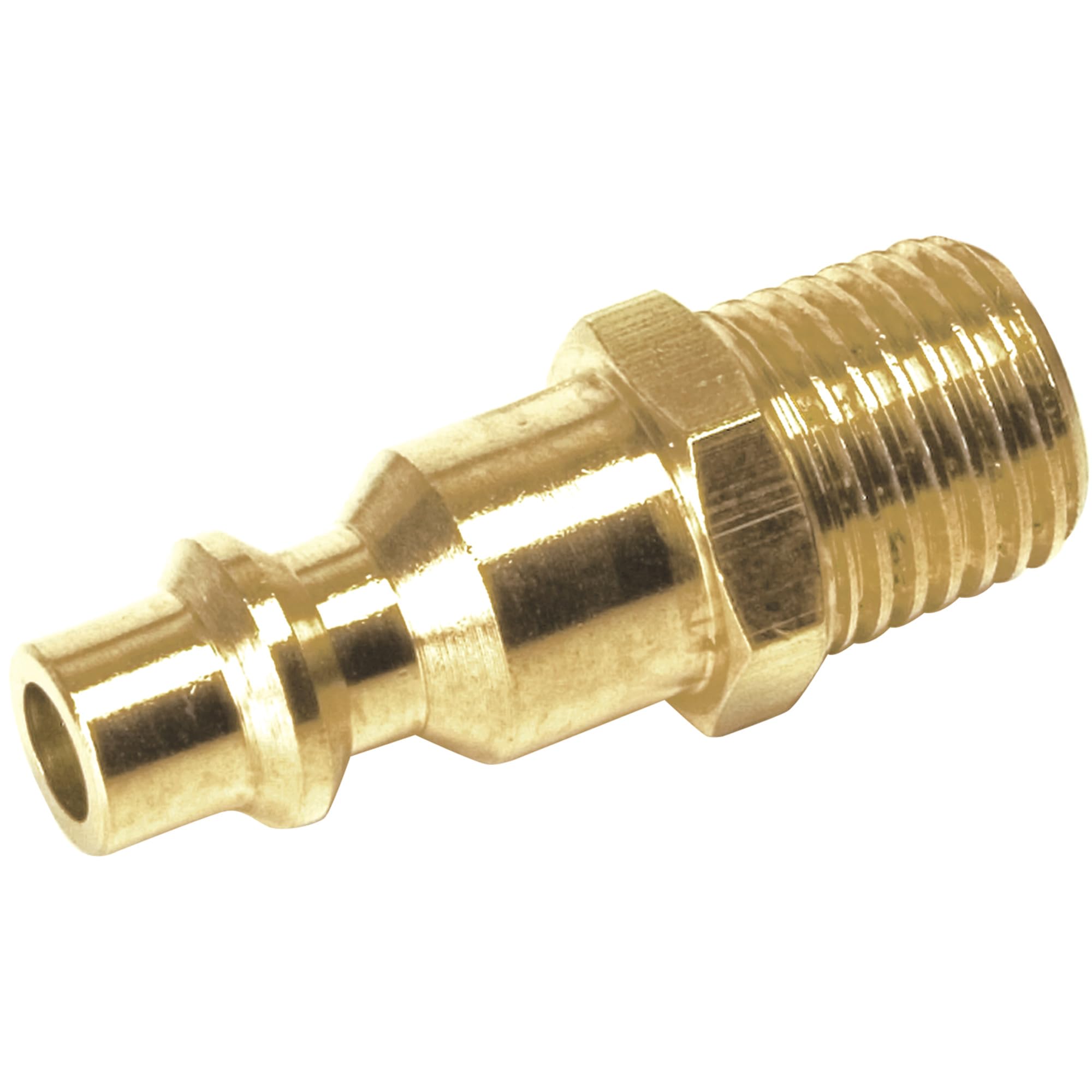 1/4-Inch NPT Brass Plug Performance Tool W3228 with Male M-Type Threads and Small Fishbowl, US Patented Design