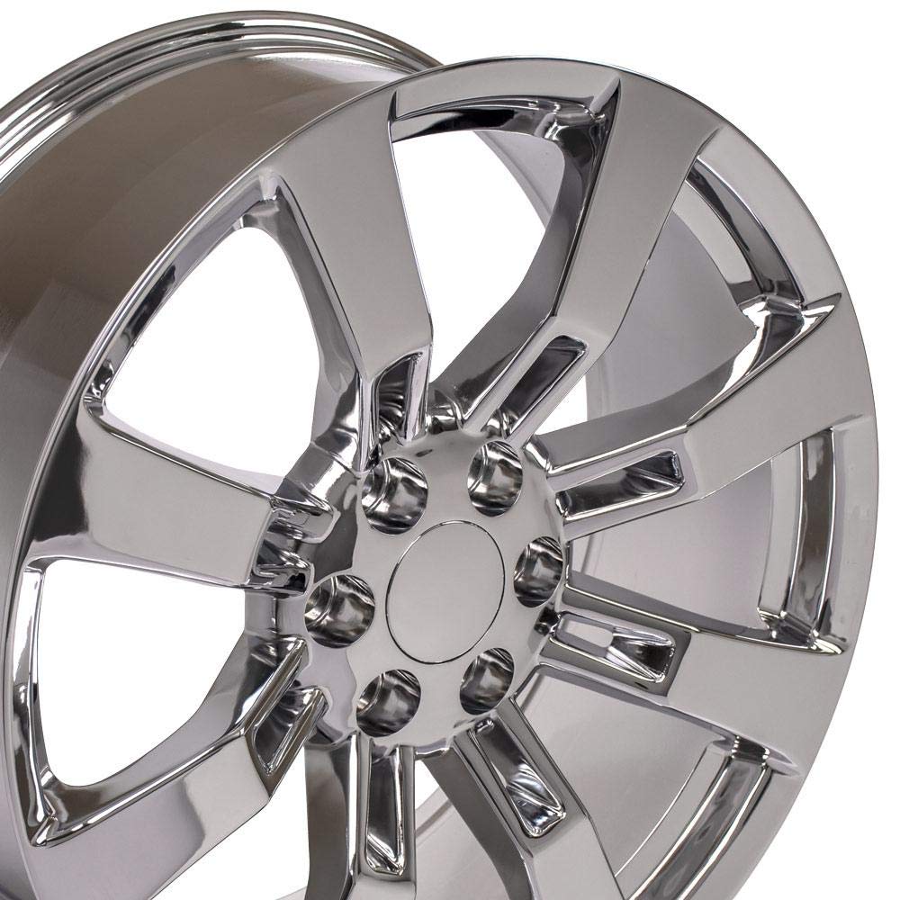 22 Inch OE Wheels CA82 Rim Fits Escalade Style 6x139.7 22x9 Chrome - Hollander 5409 (1)