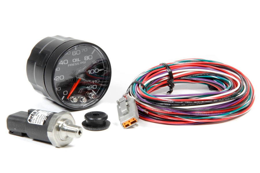 P325328 Pro Parts Spek-Pro 2-1/16" Electric Oil Pressure Gauge (0-120 PSI, 52.4mm),Multi