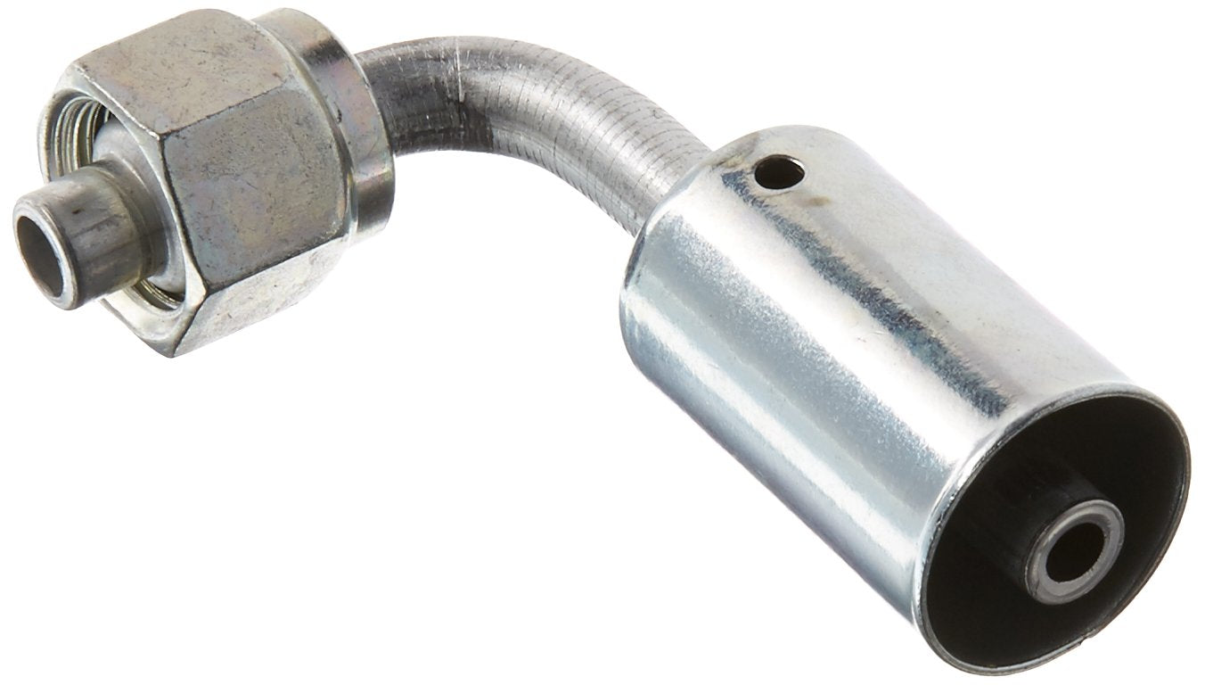 Gates 90 Bent Tube Female SAE Tube O Ring Nut Swivel Aluminum (Polar Seal ACA)