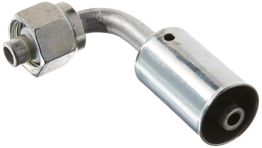 Gates 90 Bent Tube Female SAE Tube O Ring Nut Swivel Aluminum (Polar Seal ACA)