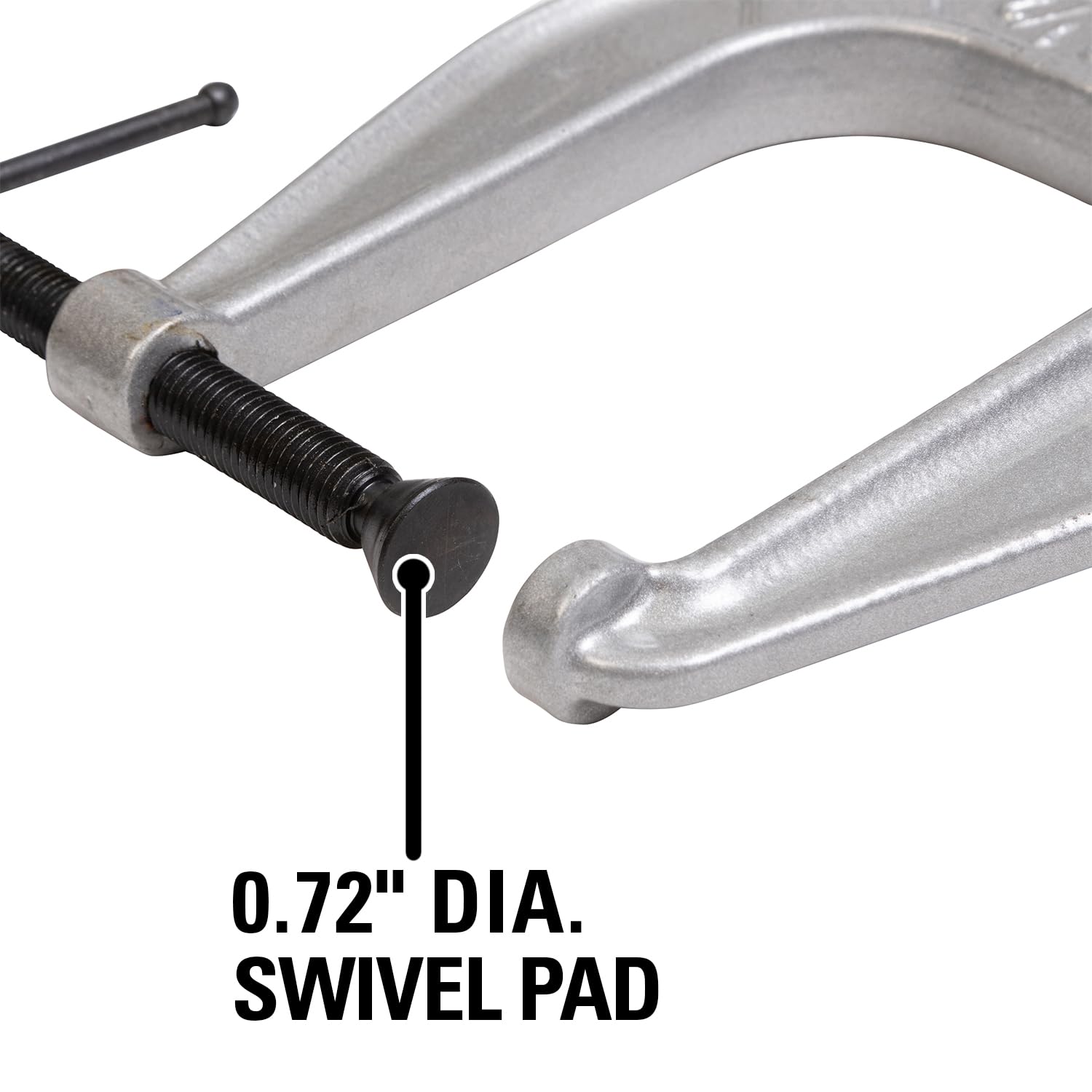 Wilton C-Clamp Xtra-Deep Reach, 2-1/2" Opening, 4-3/4" Throat, 1600 Lbs. Clamping Force (Model 245)