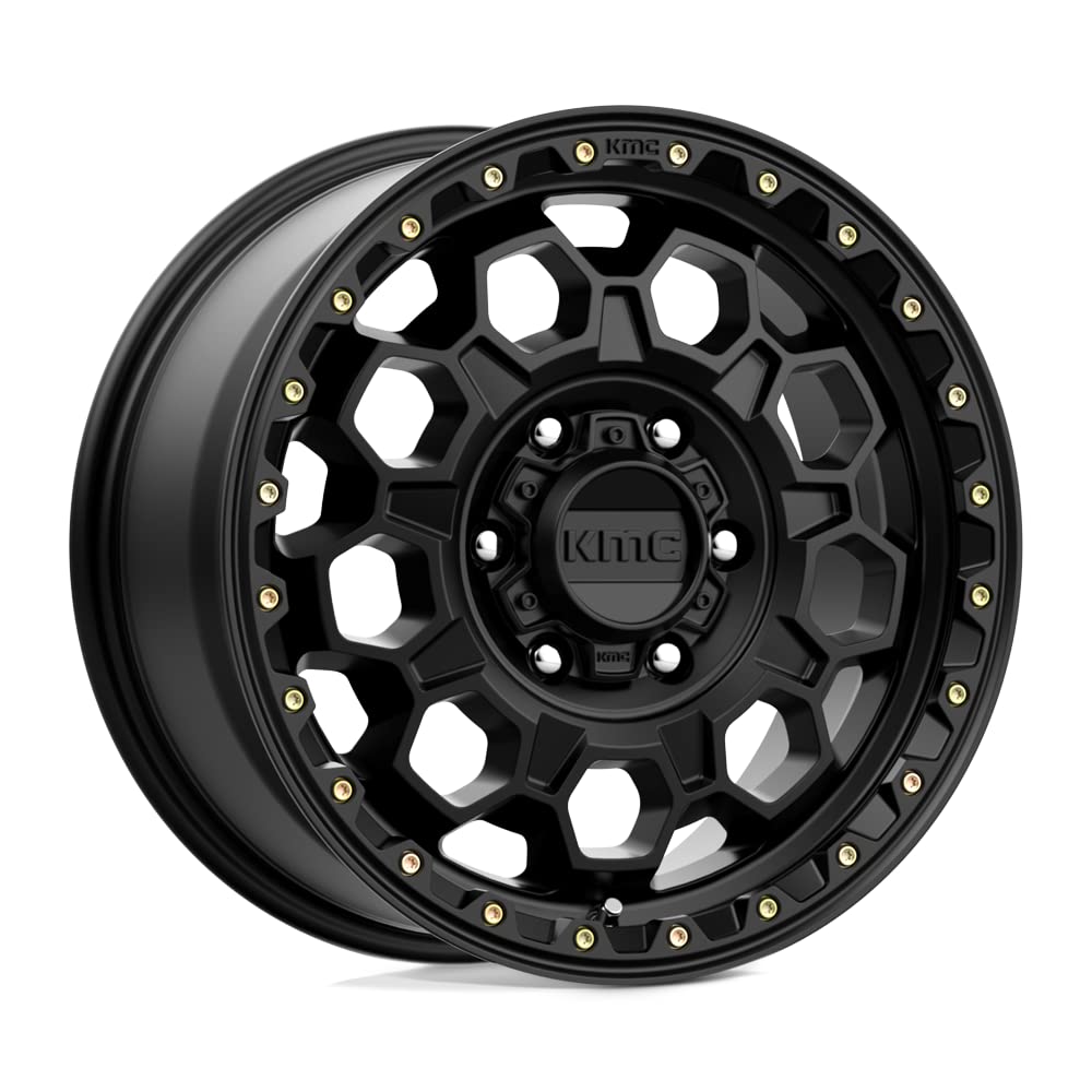 KMC 17X8 TREK 6X5.55.88 35mm SATIN BLACK - KM54578062735