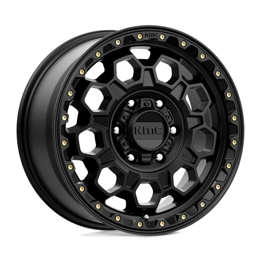 KMC 17X8 TREK 6X5.55.88 35mm SATIN BLACK - KM54578062735