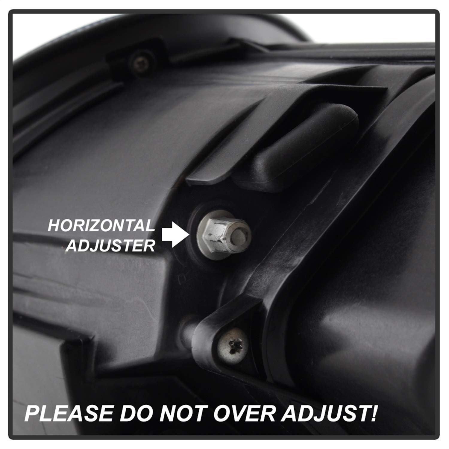 Projector Headlight Spyder Auto PRO-YD-P98705-HID-DRL-BK, 1 Pack