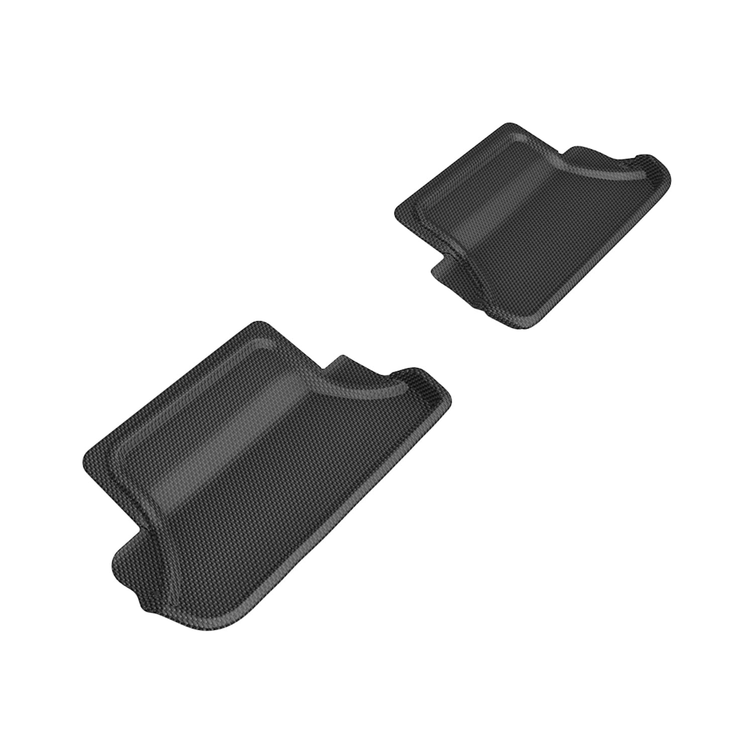Kagu Floor Mat 3D MAXpider Custom Fit (Black) Compatible with BMW 8 Series Coupe RWD (G15) 2020-2026 - Second Row