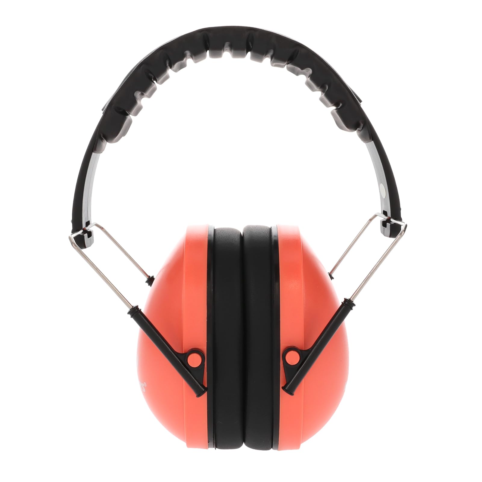 WALKER'S Low Profile Youth & Women's Folding Padded Headband Adjustable Hearing Protection Earmuffs, Coral