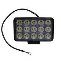 Auxiliary Light Race Sport Lighting Fit 6 x 3.75in 60-Watt Rectangle IQ Series LED Flood Beam RS6IQ60W