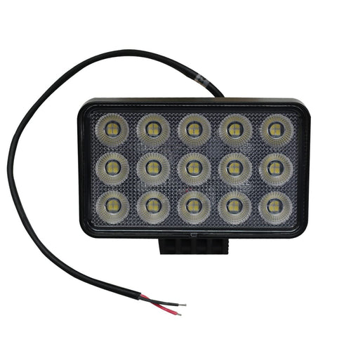 Auxiliary Light Race Sport Lighting Fit 6 x 3.75in 60-Watt Rectangle IQ Series LED Flood Beam RS6IQ60W
