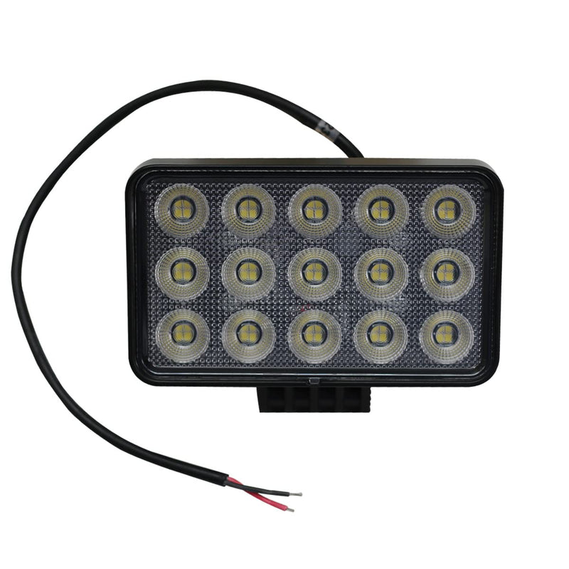Auxiliary Light Race Sport Lighting Fit 6 x 3.75in 60-Watt Rectangle IQ Series LED Flood Beam RS6IQ60W