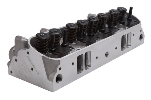Edelbrock Russell 61599 Performer 72cc Pontiac Cylinder Head with Complete D-Port Exhaust