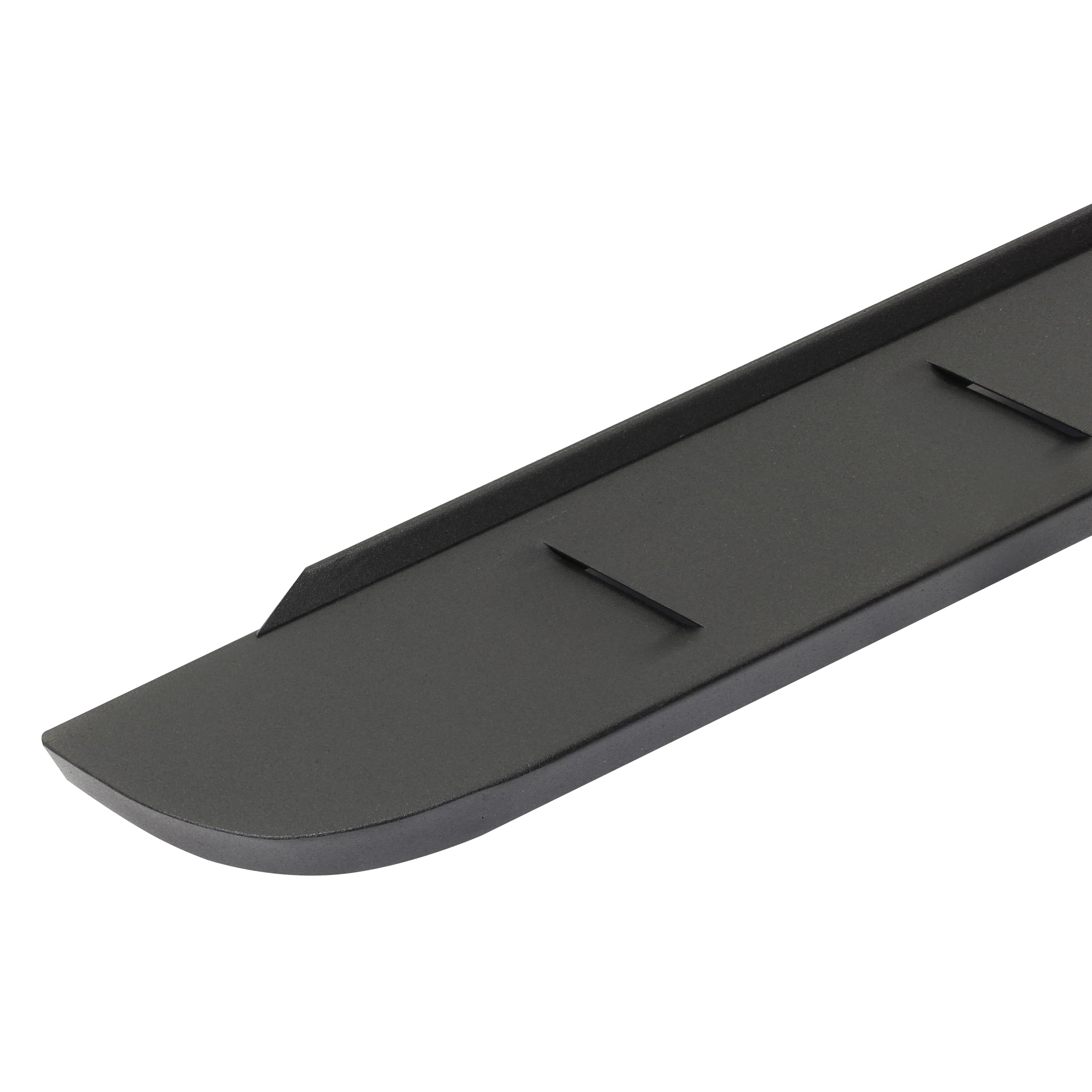 RB10 Slim Running Boards Go Rhino | 73", Galvanized Steel, Textured Black | 630073SPC