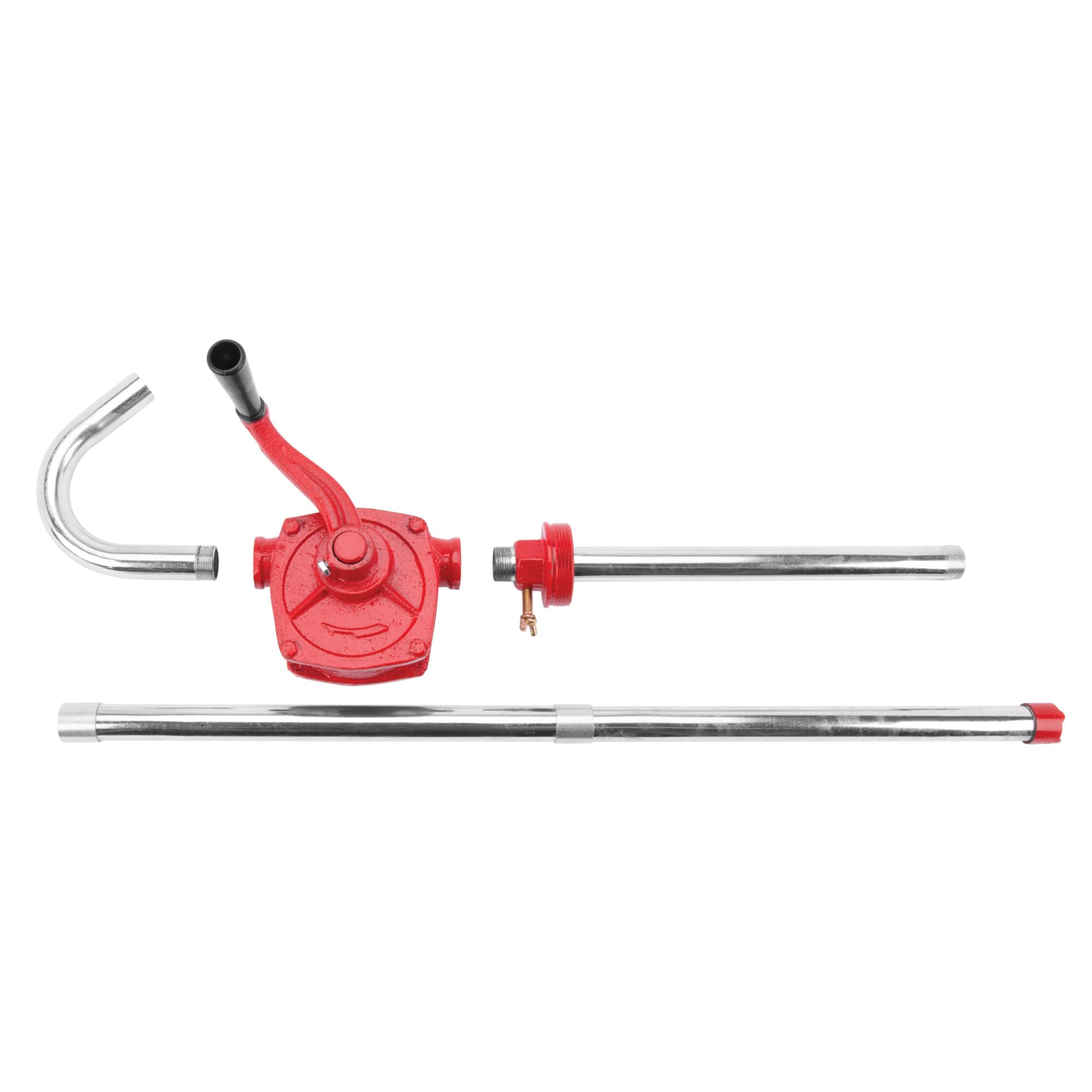 W54270 Performance Tool Rotary Barrel Pump, Pumps Light to Medium Viscosity Oils, 3 Piece Suction Pipe, 30-55 Gallon Barrels, Bung Adapter
