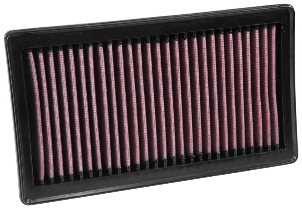 K&N Engine Air Filter: Replacement Car Air Filter, Reusable, Clean Every 75,000 Miles, Washable, Premium: Compatible with 2017-2019 KIA/HYUNDAI (Rio IV, Stonic, Solaris, Rio X Line), 33-3081