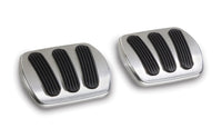 Billet Aluminum Lokar BAG-6136 Curved Brake/Clutch Pad with Rubber - Pair