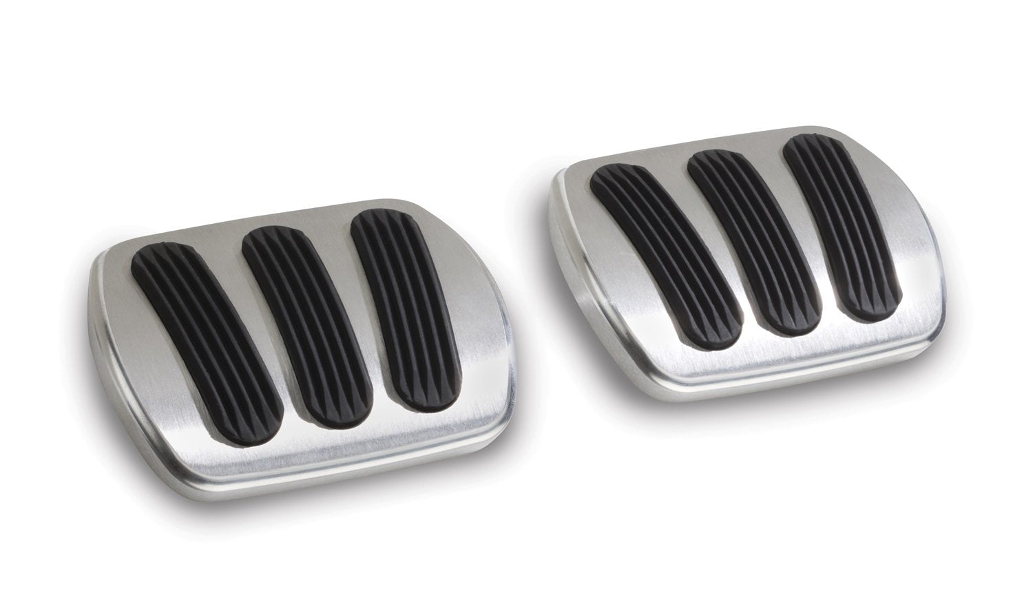 Billet Aluminum Lokar BAG-6136 Curved Brake/Clutch Pad with Rubber - Pair