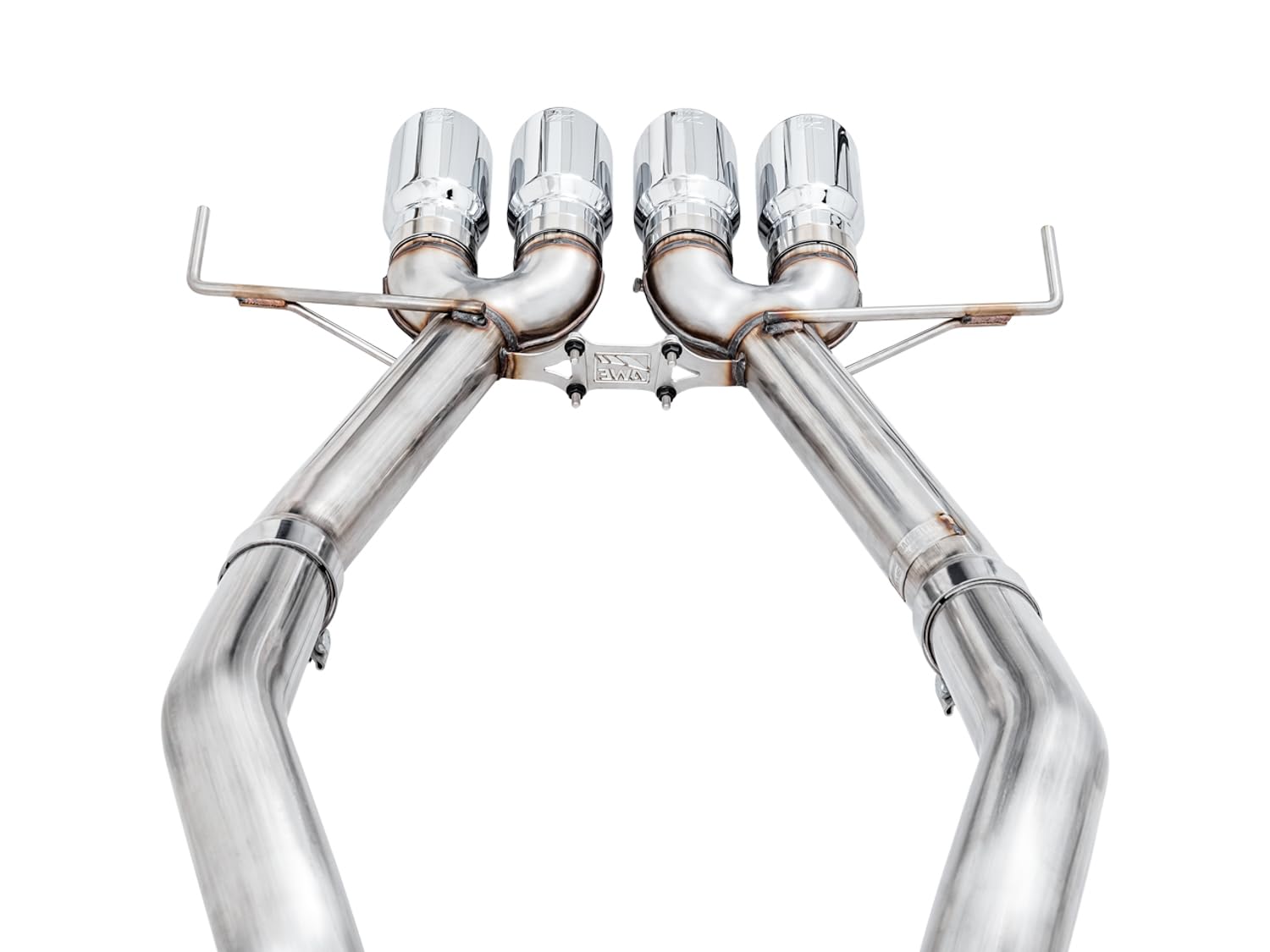 Track Edition AWE Tuning 14-19 Chevy Corvette C7 Z06/ZR1 (w/o AFM) Axle-Back Exhaust w/Chrome Tips - 3020-42073