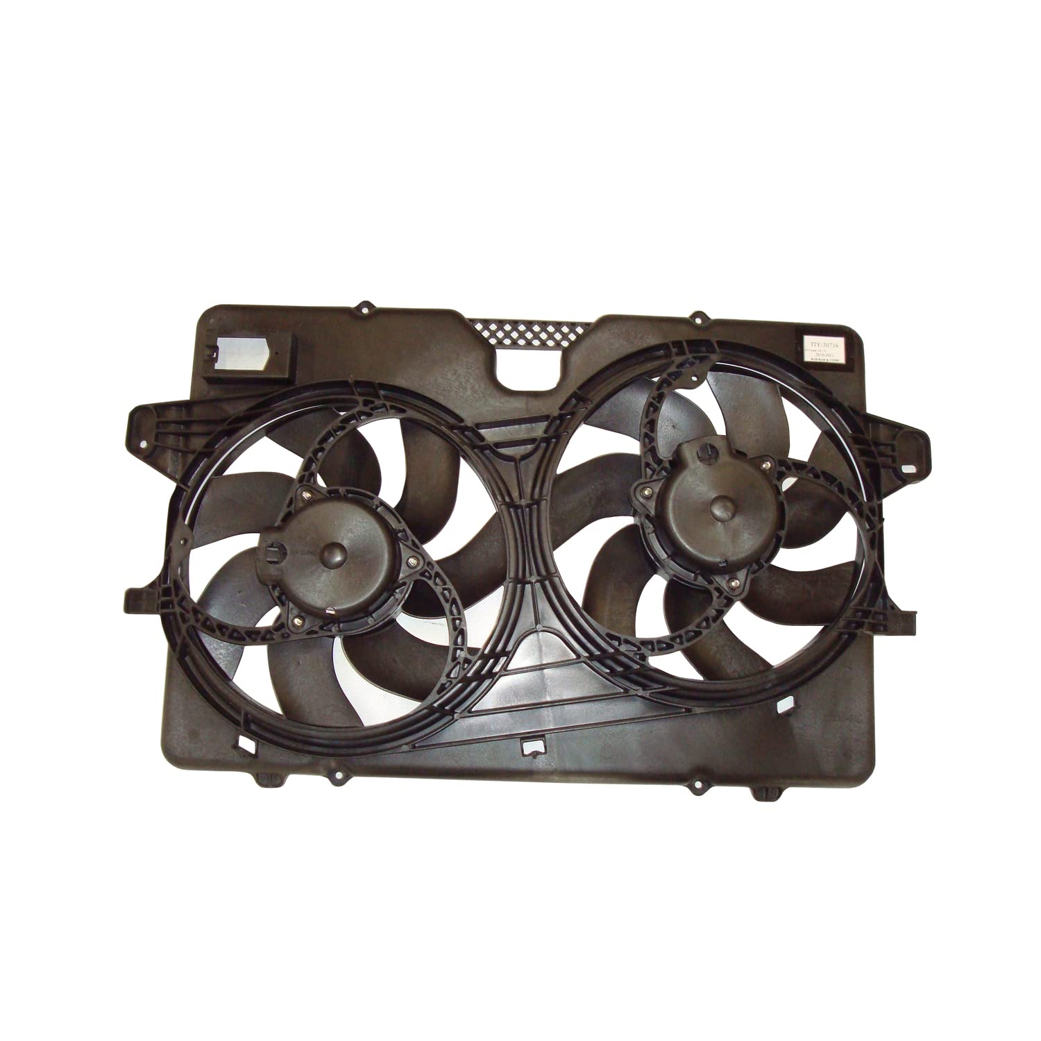 Cooling Fan Assembly TYC 622410 Compatible with 2008-2012 Ford Escape, Black