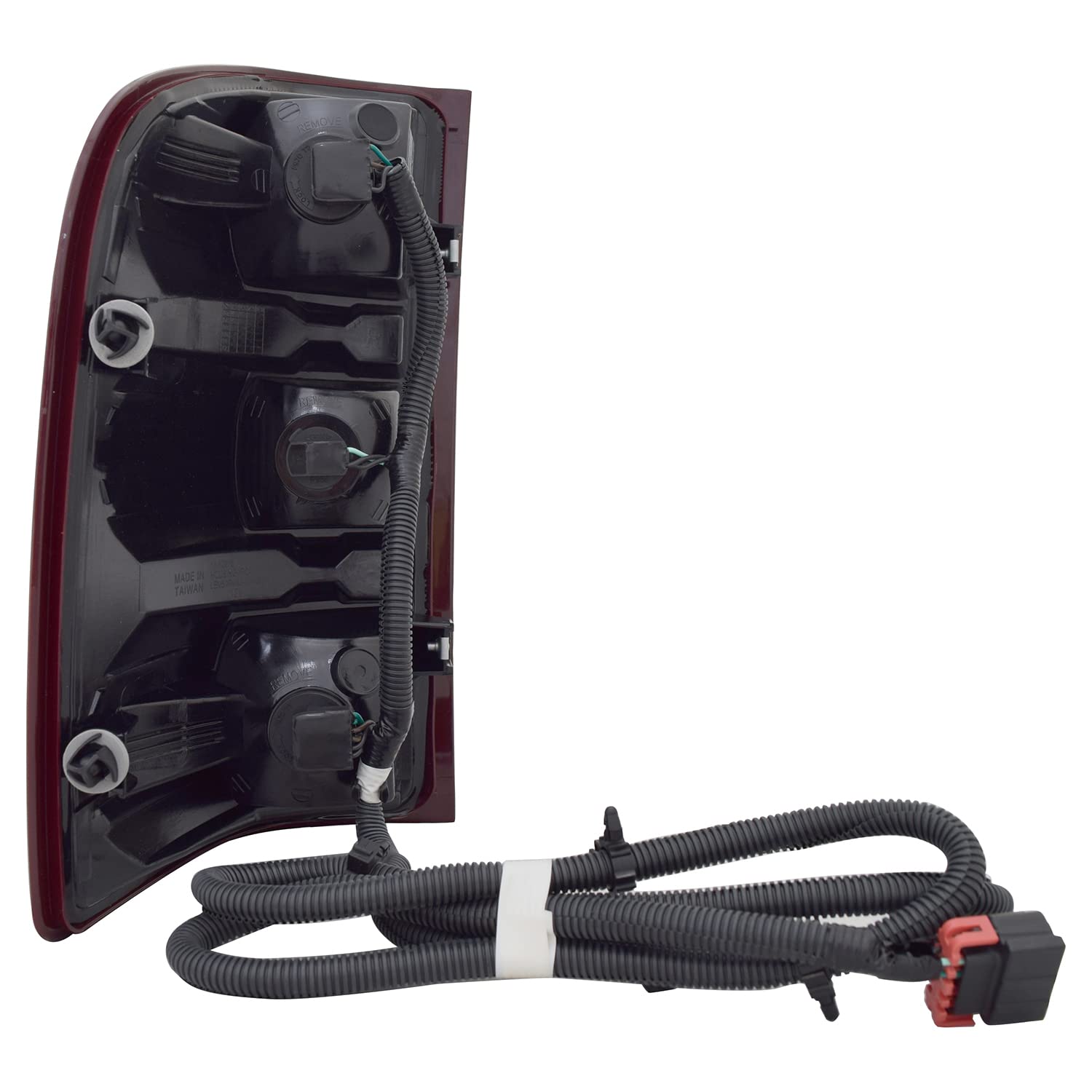 Right TYC Tail Light Assembly Compatible with 2010-2012 Chevrolet Silverado