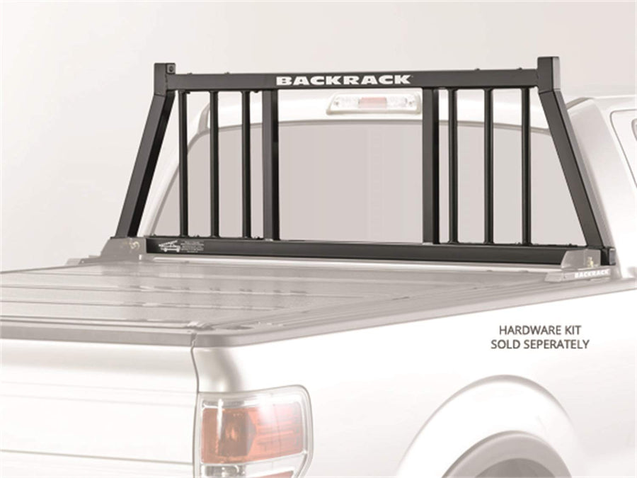 BACKRACK RealTruck Three Round Rack Frame Only | Black, No Drill | 147TR | Fits 1999-2025 Ford F-250/F-350/F-450; 2017-2025 Ford F-550