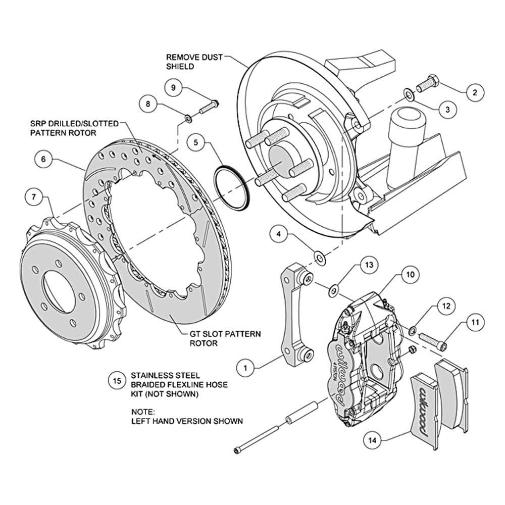 Rear FNSL4R Kit,12.88"