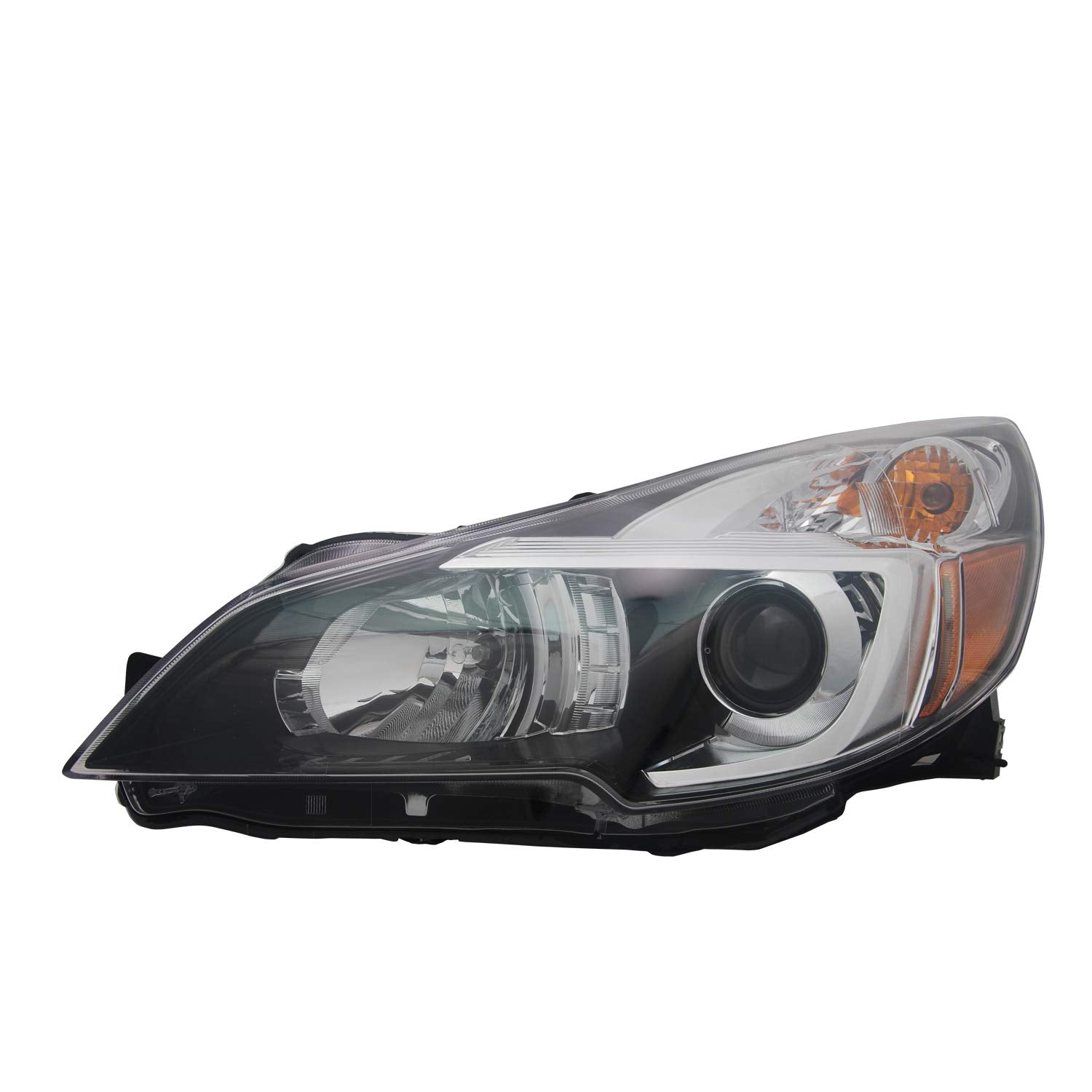 Left TYC Headlight Assembly Compatible with 2013-2014 Subaru Legacy