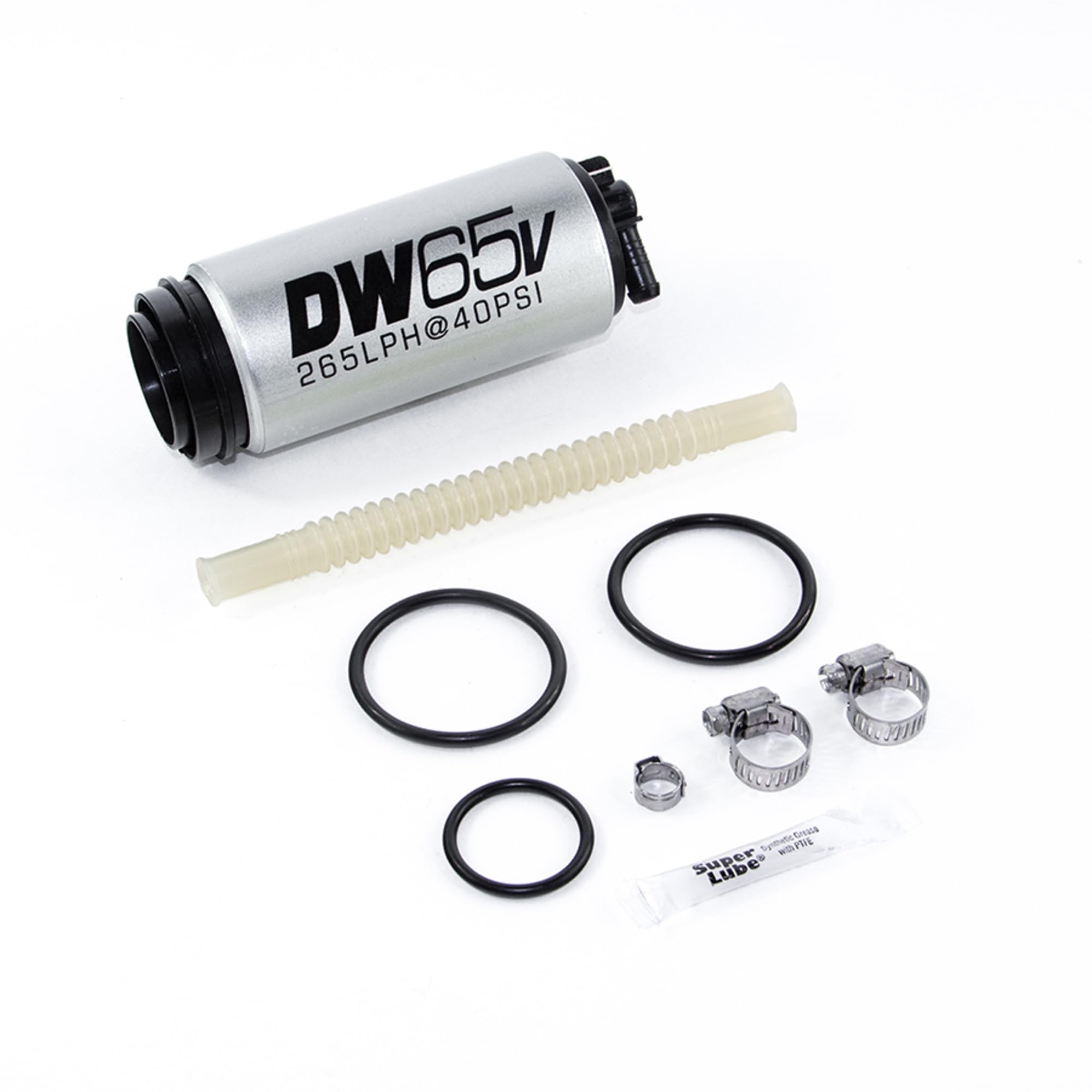 9-655-1025 DeatschWerks in-Tank Fuel Pump (265lph with 9-1025 Install Kit), 1 Pack