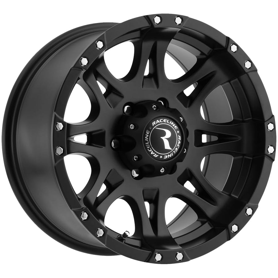 Matte Black Raceline Wheel (16 x 16. inches /6 x 139 mm, 0 mm Offset)