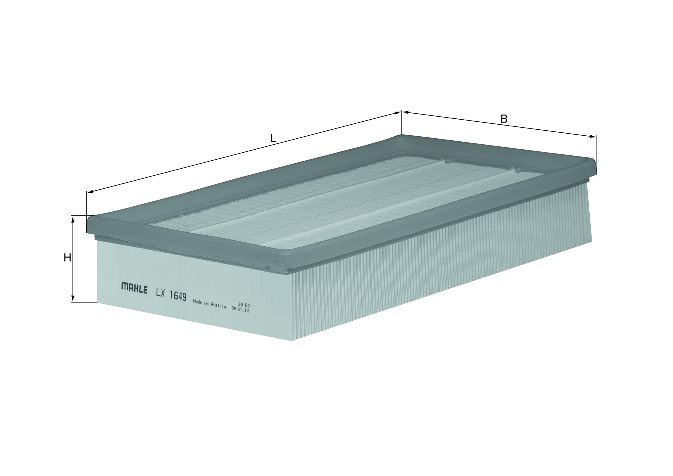Air Filter Mahle LX 1649