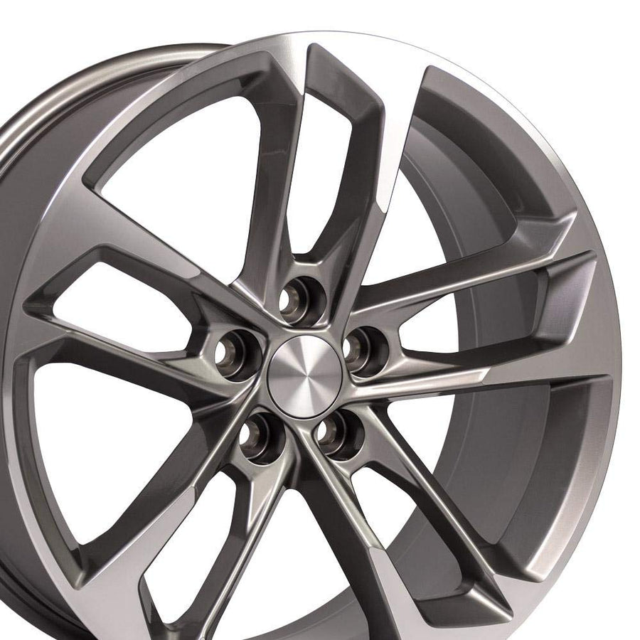20 Inch OE Wheels CV29 Rim Fits Camaro 50th Anniversary Style 5x120 20x9.5 Gloss Gunmetal Machined - Hollander 5816 (1)